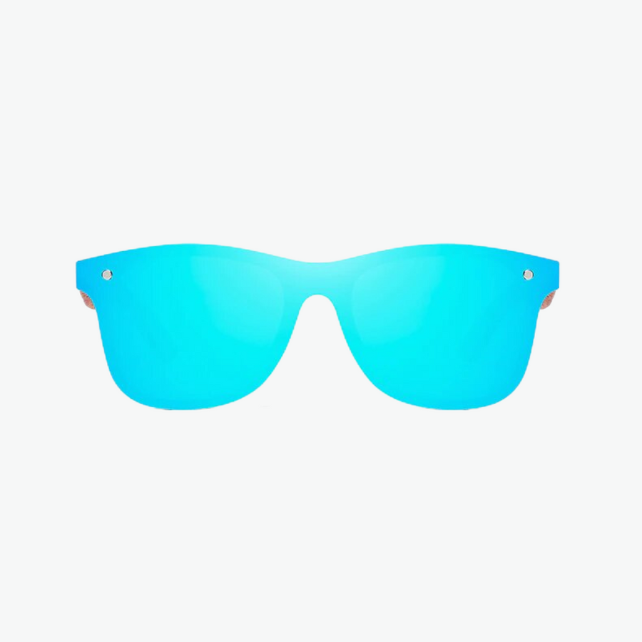 lunettes de soleil mirroir bleu