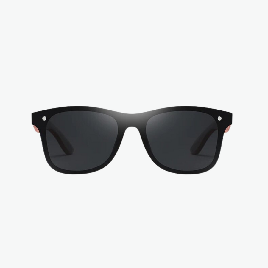 lunettes soleil miroir verres noir