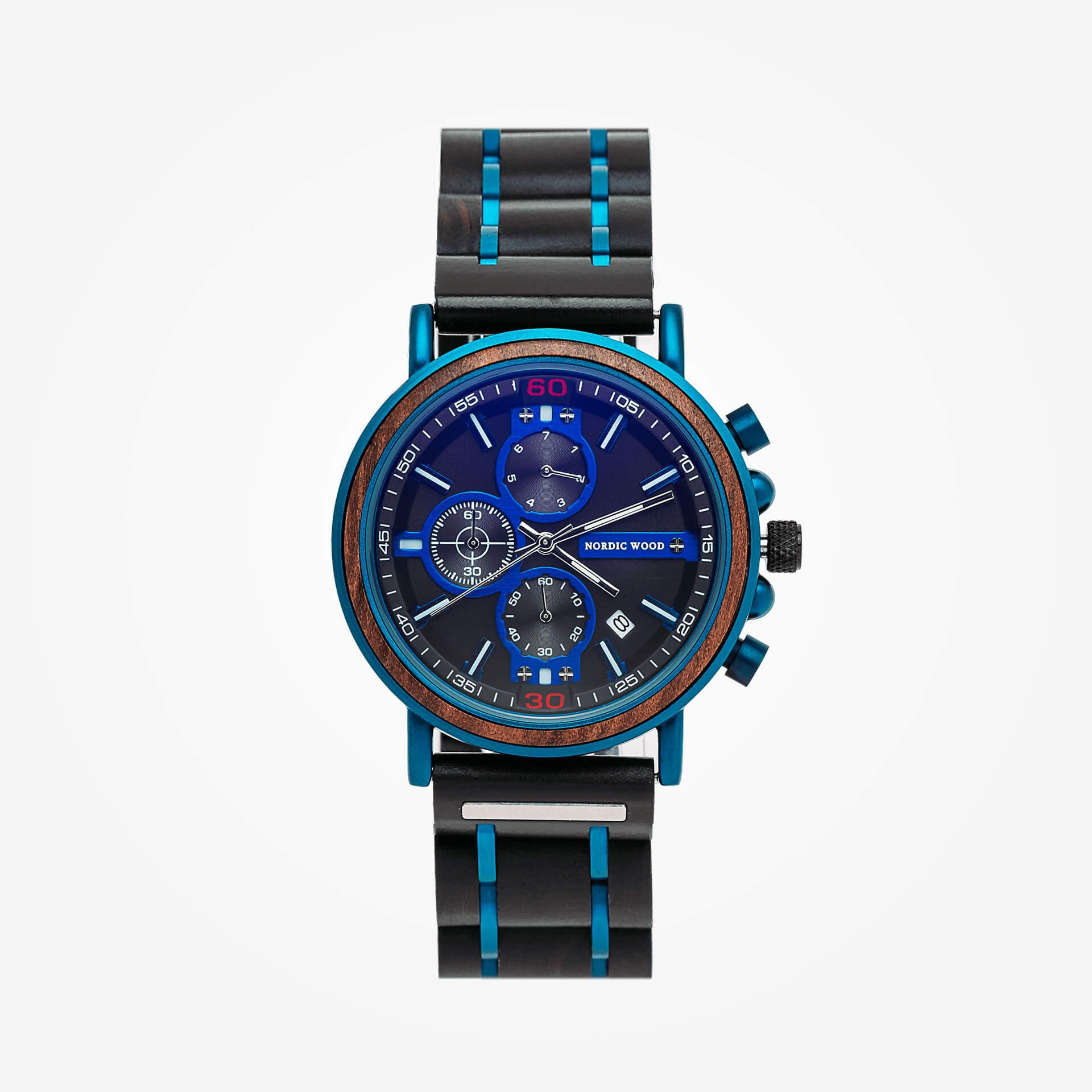 Montre en Bois Homme - Wild Blue