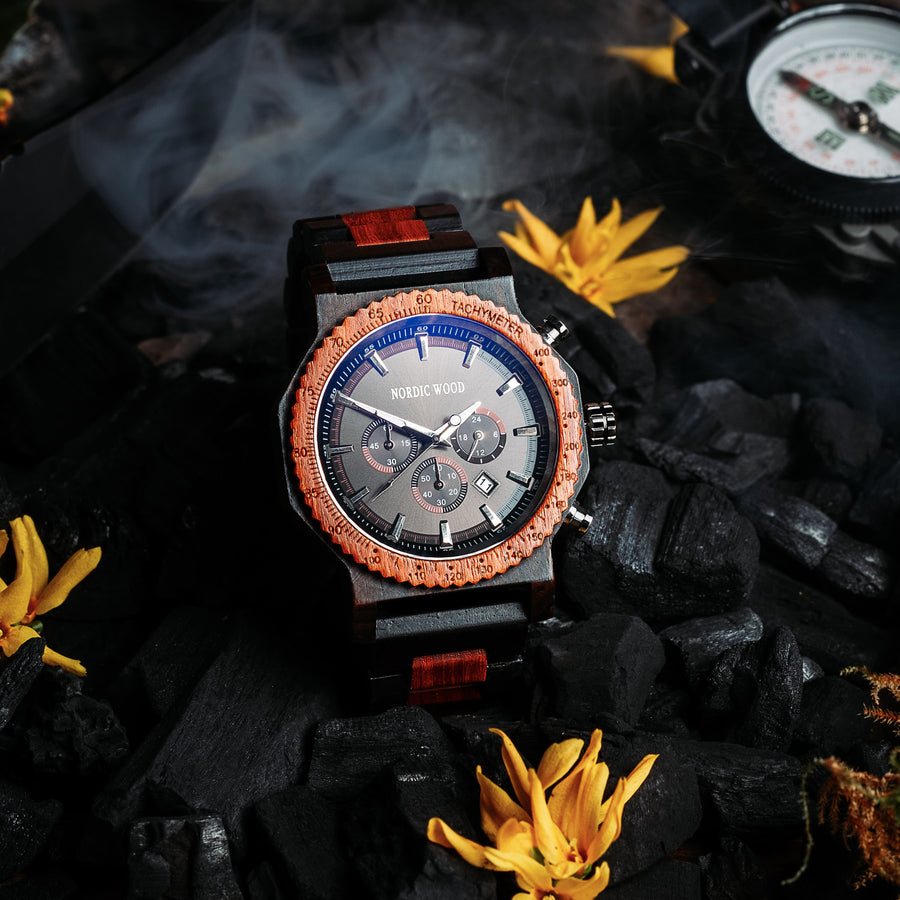 Montre en Bois Homme - Ebéniste