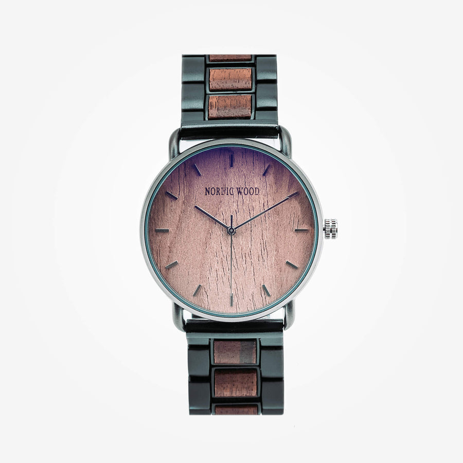 Montre en Bois Homme - Minimalist Dark