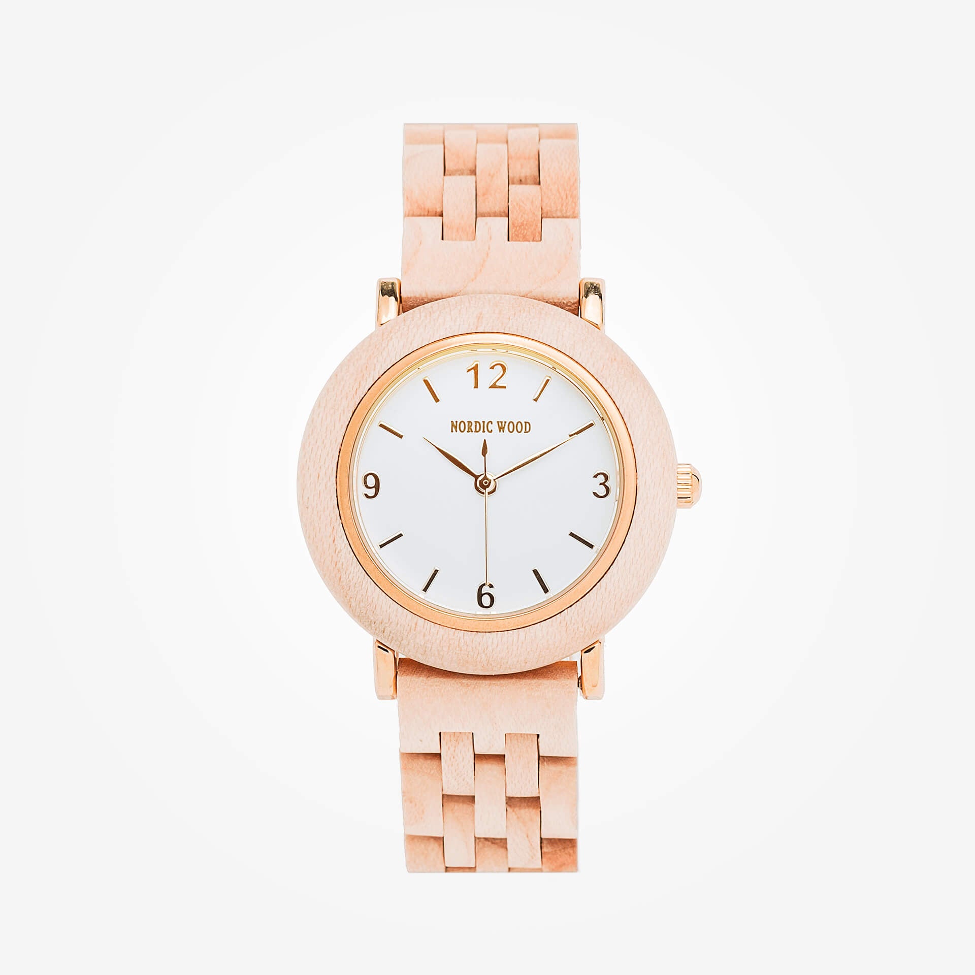 Montre en Bois Femme - Classic White