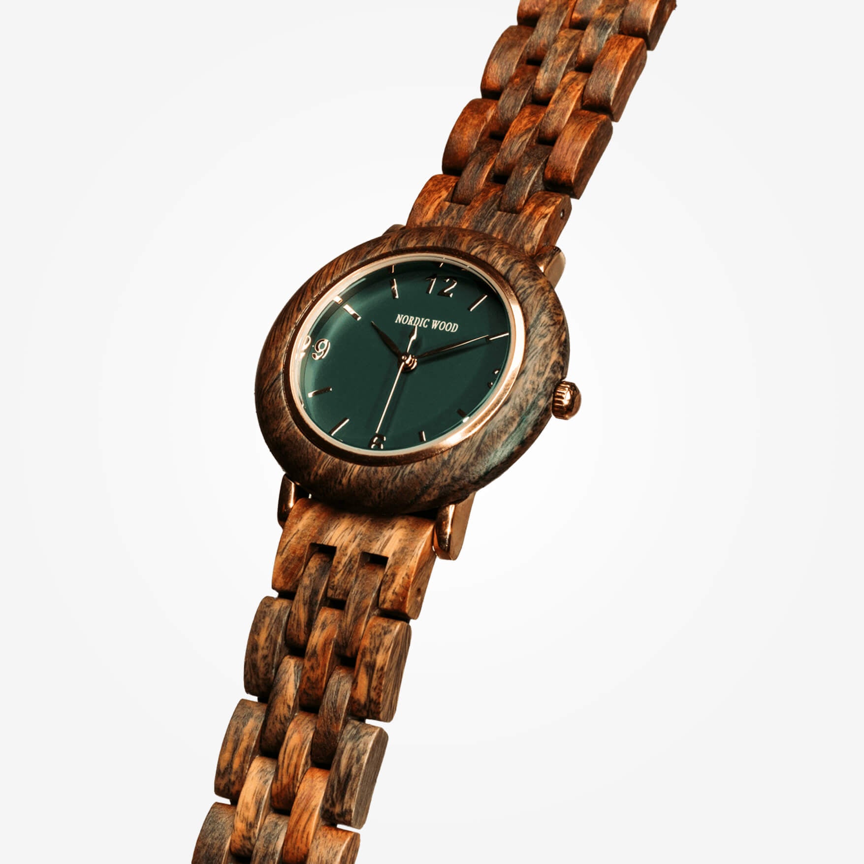 Montre en Bois Femme - Classic Green