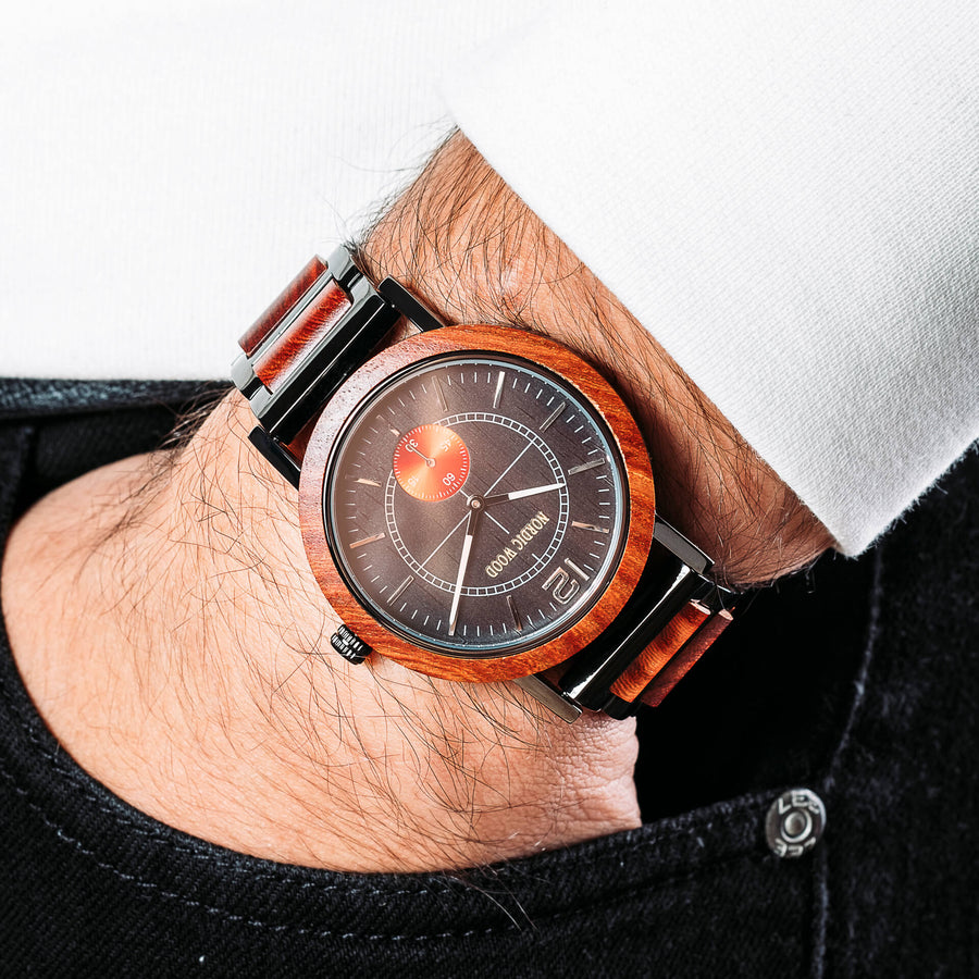 Montre en Bois Homme - Iris
