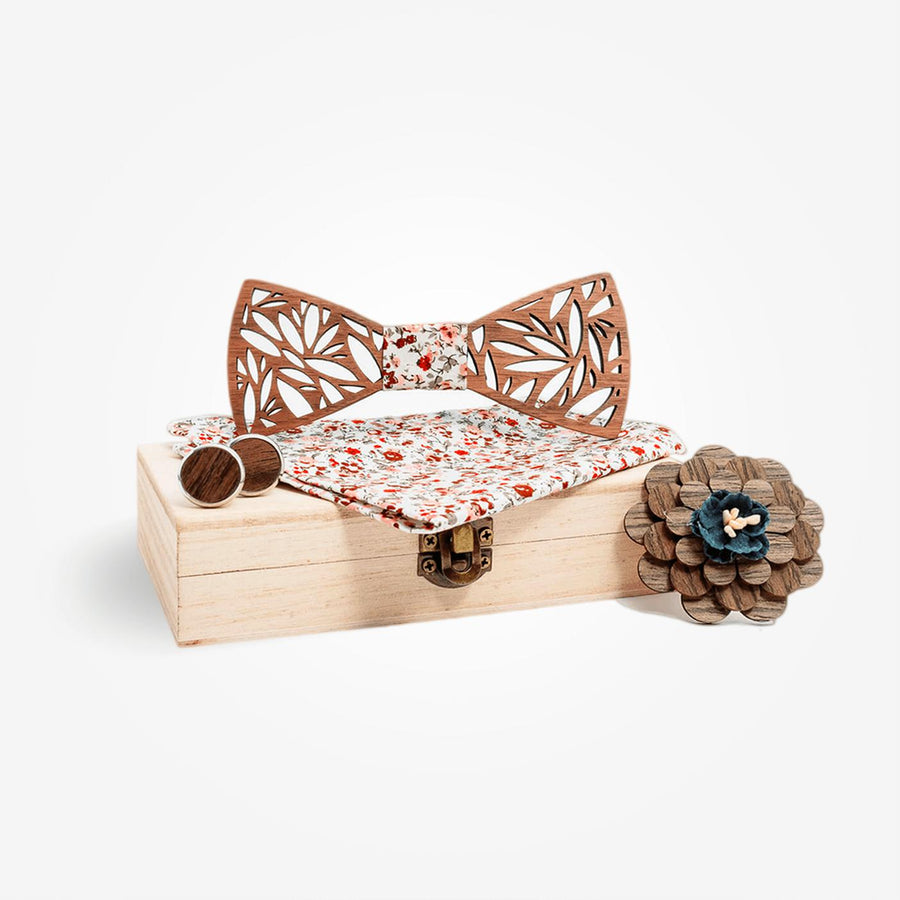 Coffret Noeud Papillon - Cerisier Fleuri