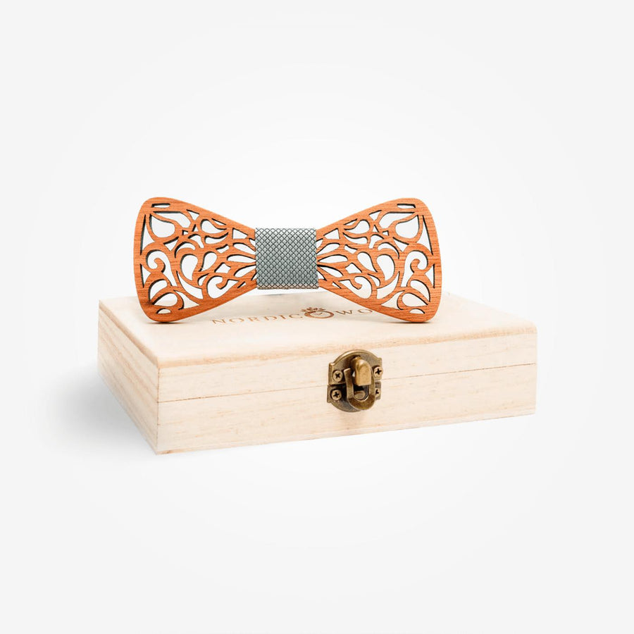 Noeud Papillon en Bois - Kauri Gris