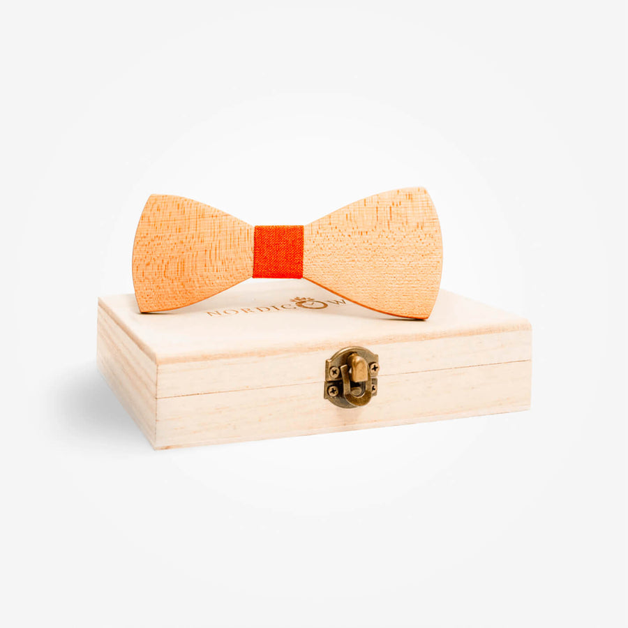 Noeud Papillon en Bois - Frêne Rouge