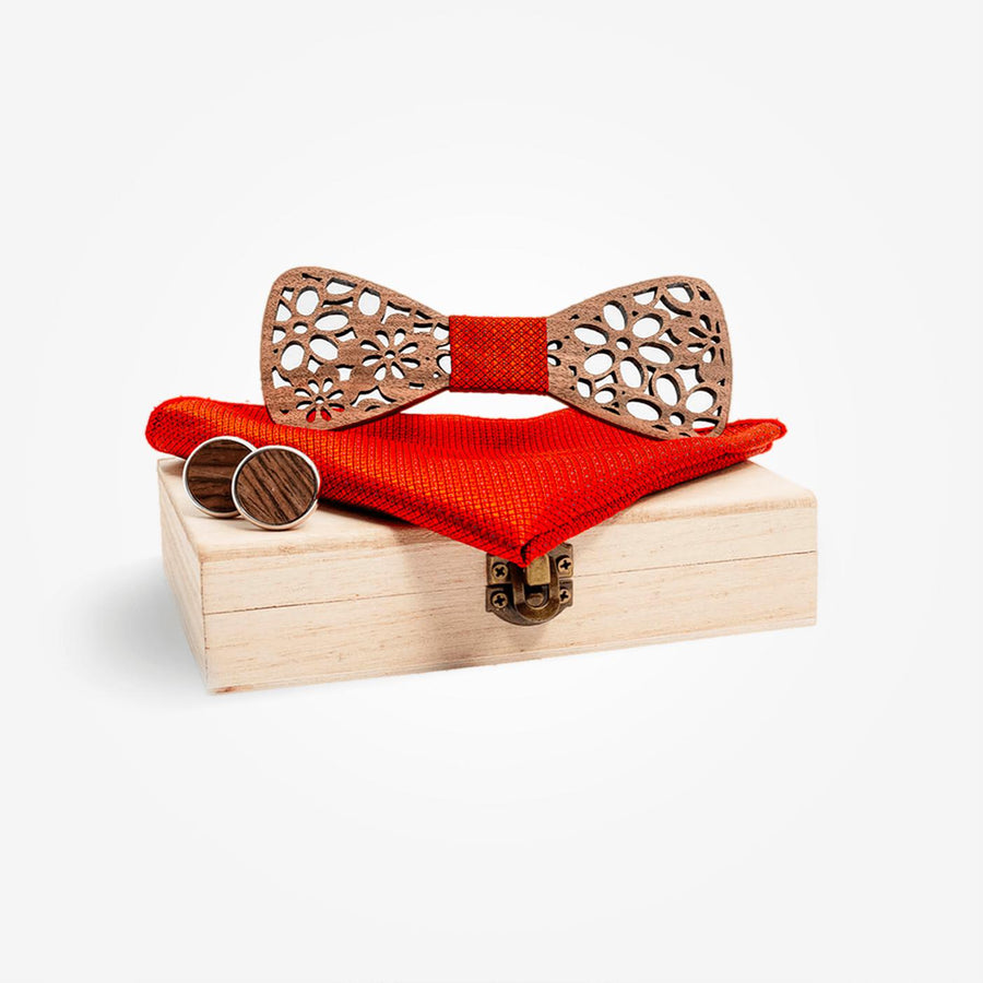 Coffret Noeud Papillon - Groseillier Rouge