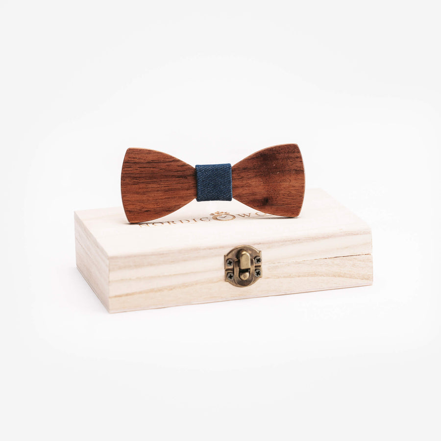 noeud papillon enfant bleu foncé