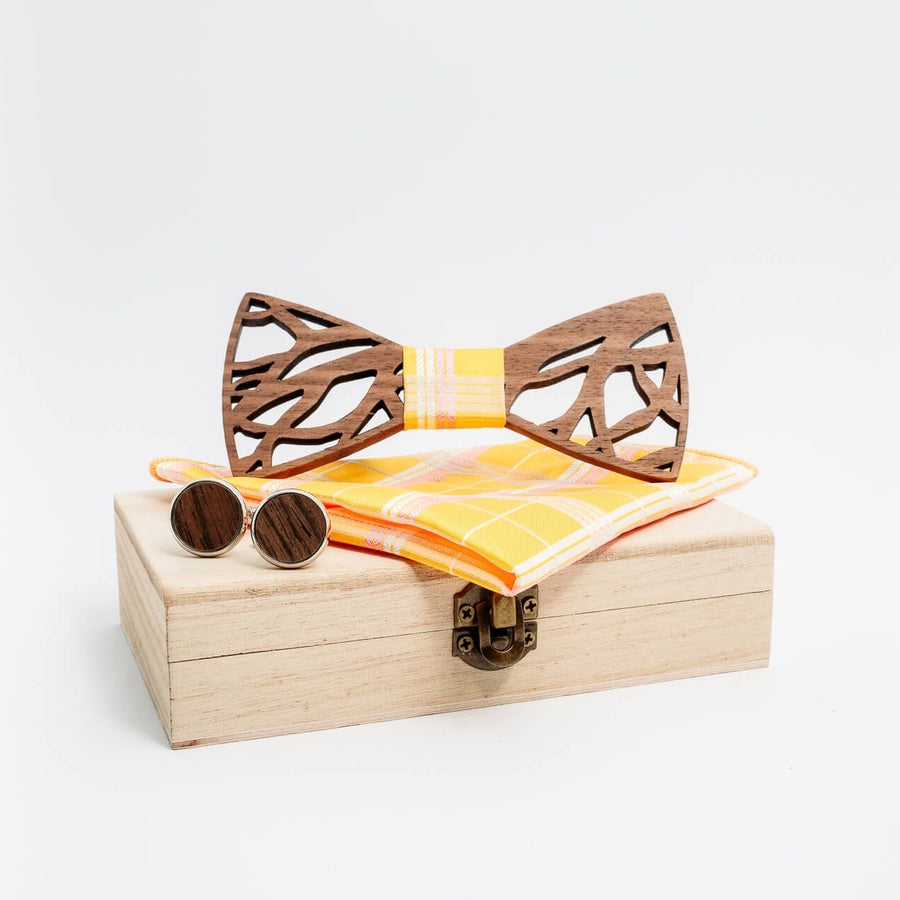 noeud papillon jaune