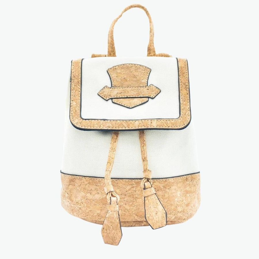 sac à dos en liège blanc femme