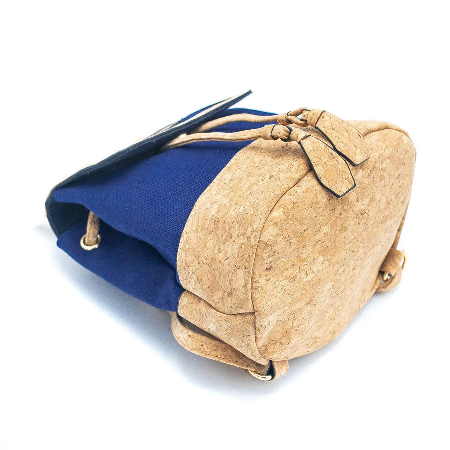 sac à dos vegan bleu