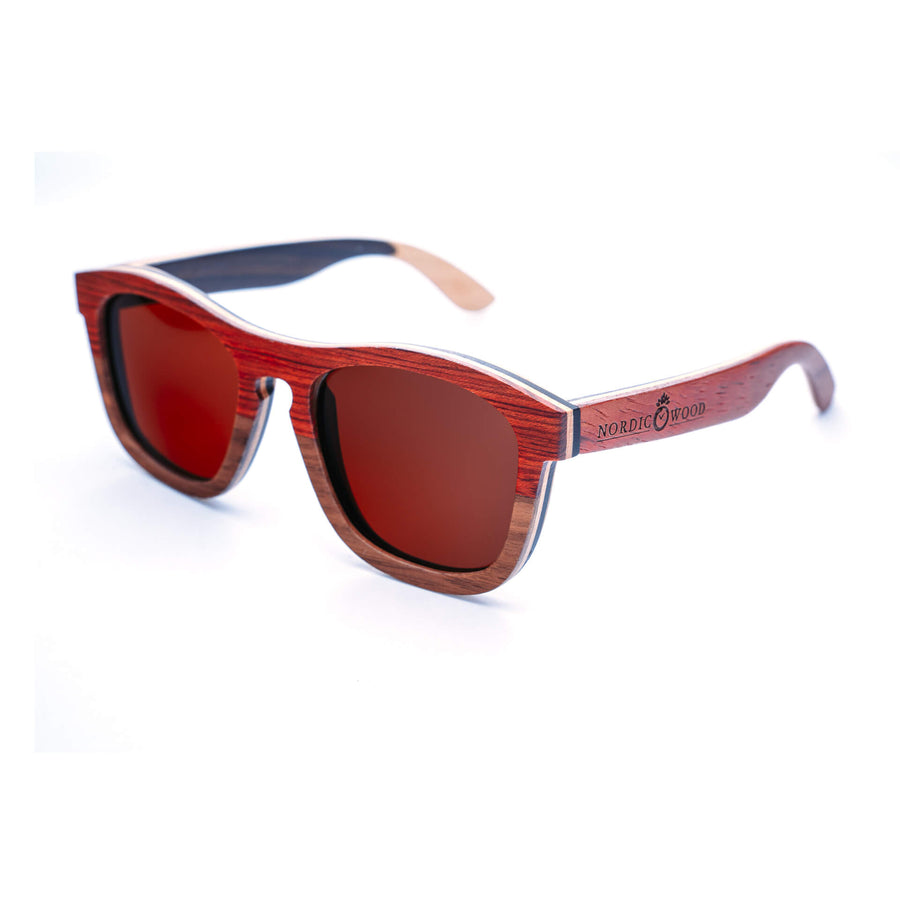 Lunettes de Soleil en Bois - Wayfarer Coffee