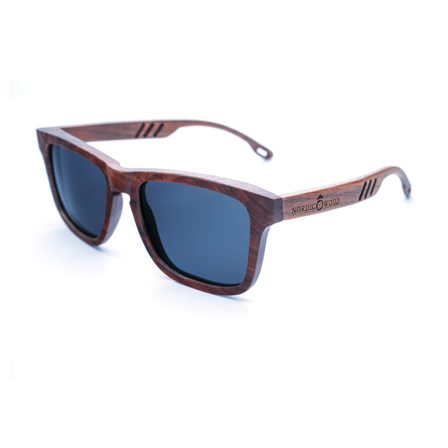 Lunettes de Soleil en Bois - Wayfarer Black